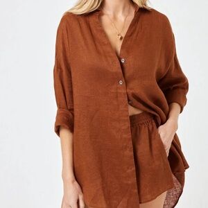 L Space Linen Short Set